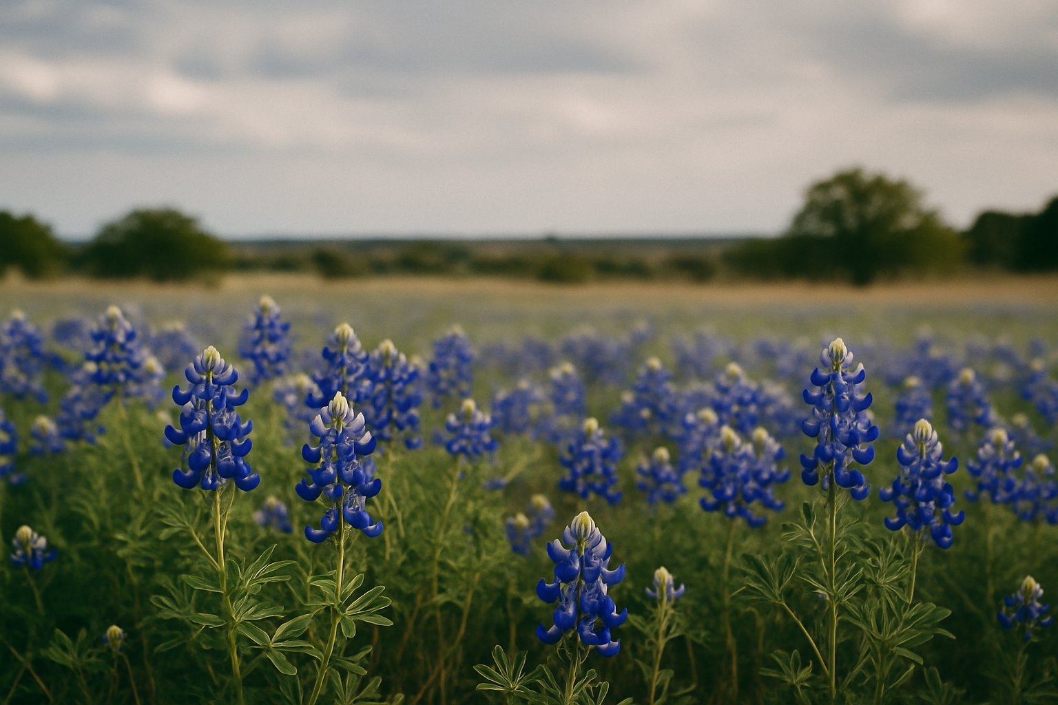 Texas Bluebonnet Field