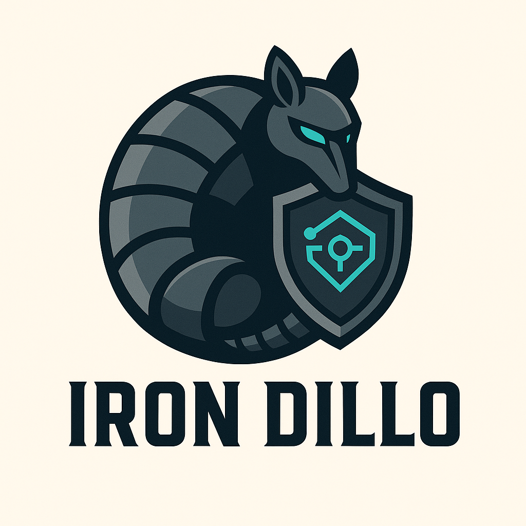 IronDillo cybersecurity armadillo logo